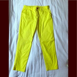 Bright Yellow GAP Khaki Pants